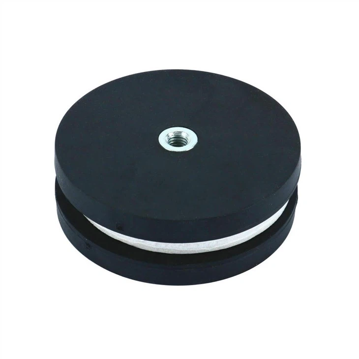 rubber coated pot magnet